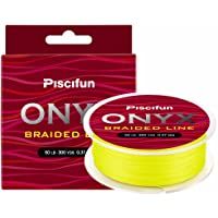 Piscifun Onyx - Línea de pesca trenzada de 6 a 150 libras superline resistente a la abrasión- líneas de pesca de PE…
